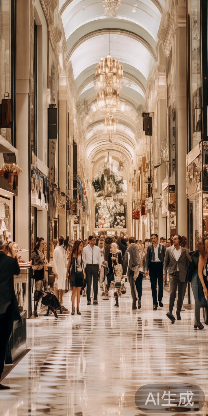 豪华购物中心
作为“购物天堂”，威尼斯人内汇集众