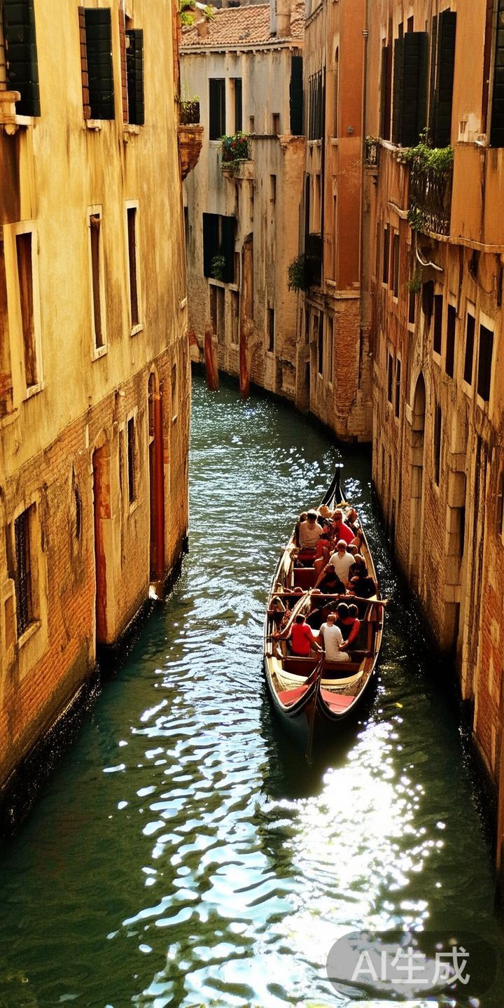 此外，仿佛置身于威尼斯水城的小运河成为一大亮点。游