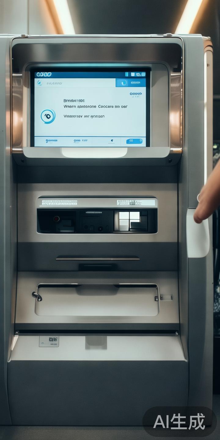 第三步：进行银行卡取款操作
在ATM机上操作时，