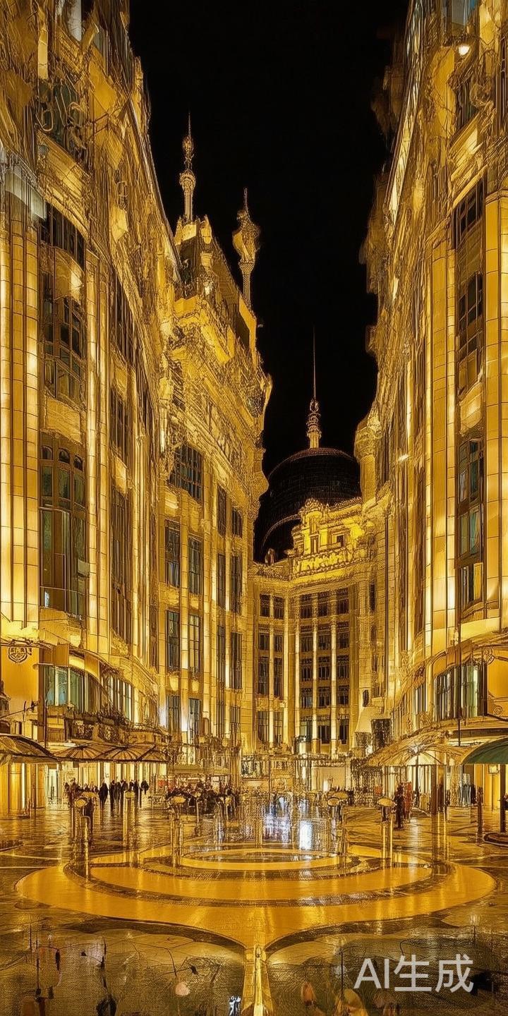 葡京T广场作为澳门标志性的地标之一，以其奢华的建筑